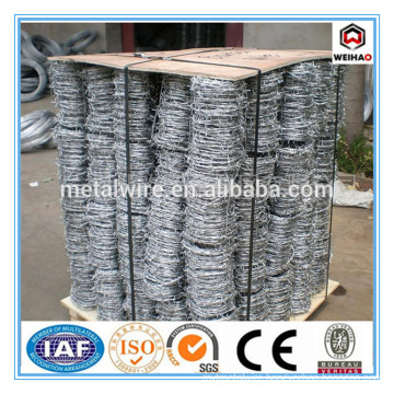 weight of barbed wire per meter length